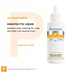 Ichtilix Forte, Præparat mod skæl og flager på hårbærende områder