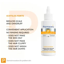 Ichtilix Forte, Præparat mod skæl og flager på hårbærende områder