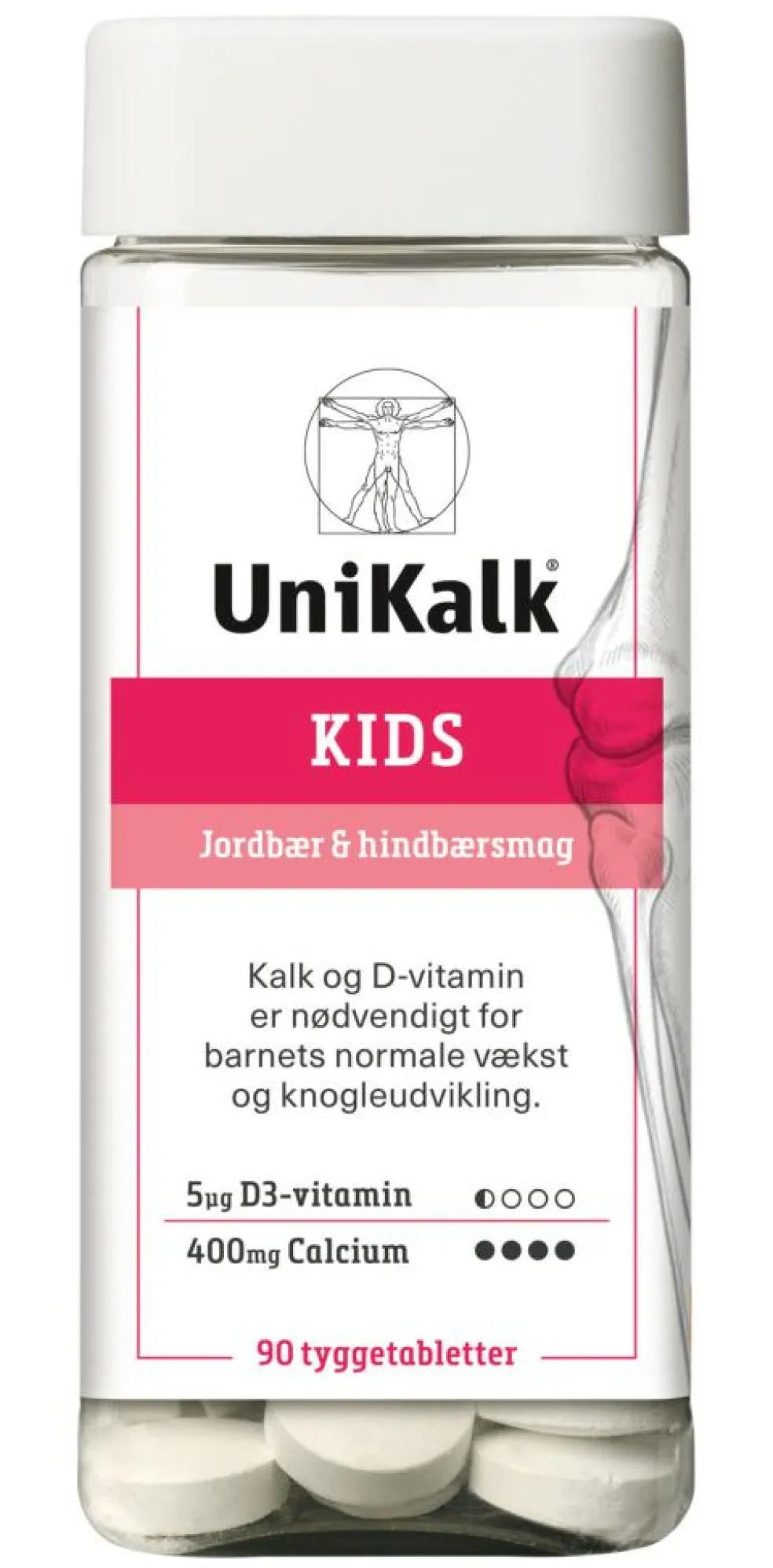 Kids - Kalk 400 mg og D-vitamin 5 µg