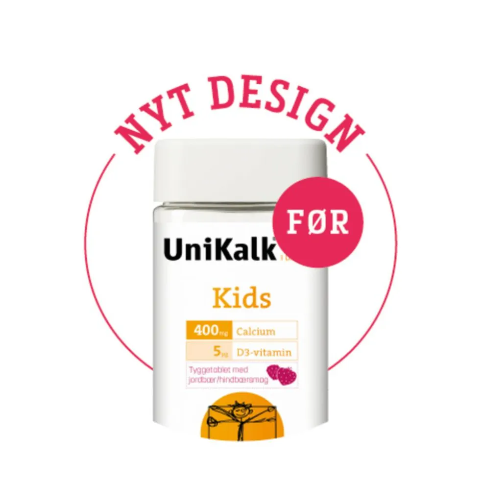 Kids - Kalk 400 mg og D-vitamin 5 µg