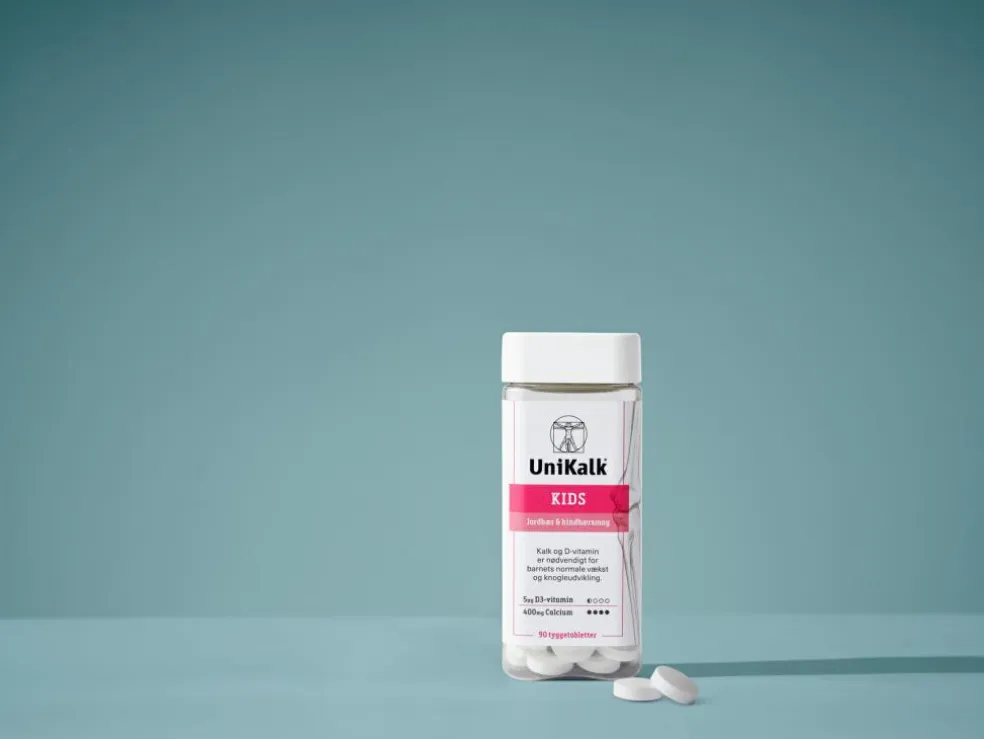 Kids - Kalk 400 mg og D-vitamin 5 µg