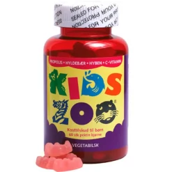Kids Zoo Propolis, hyld, hyben + C, Vegetabilsk