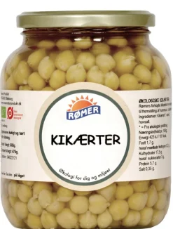 Kikærter i vand Ø