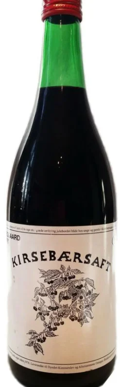 Kirsebærsaft sur - Fortyndes 1:4 - Ø