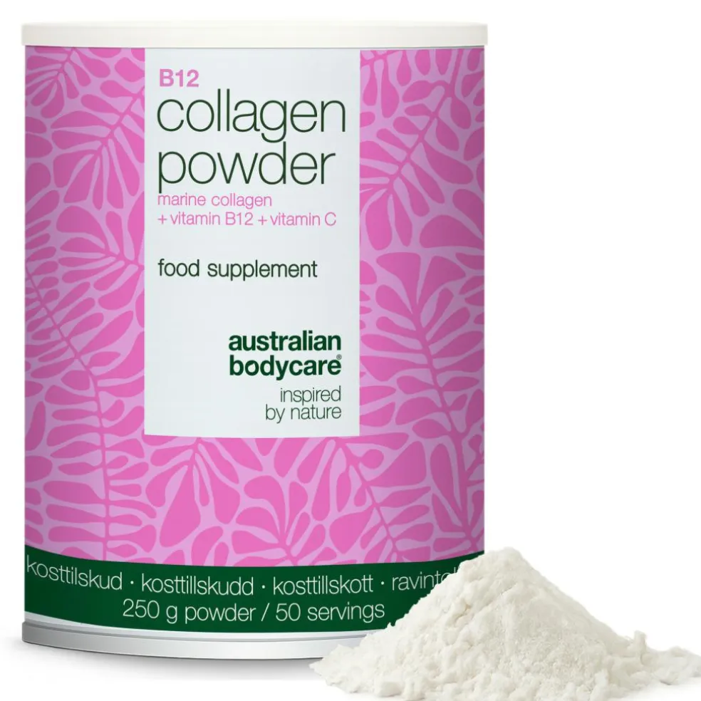 Kollagenpulver + B12 vitamin og C vitamin
