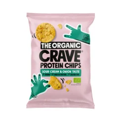 Økologiske protein chips sour cream og løg