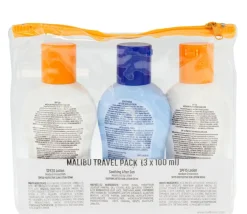 Malibu Sun Travel Essentials with Medium Suncream Protection and Soothing A