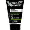 Men Expert Face Cleansing Gel Pure Charcoal Wash