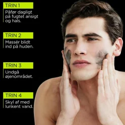 Men Expert Face Cleansing Gel Pure Charcoal Wash