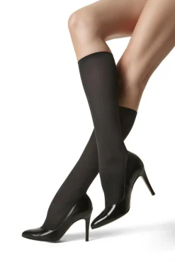 Mikrofiber Knæstrømpe