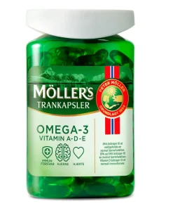 Möller's Trankapsler med Vitamin A, D og E