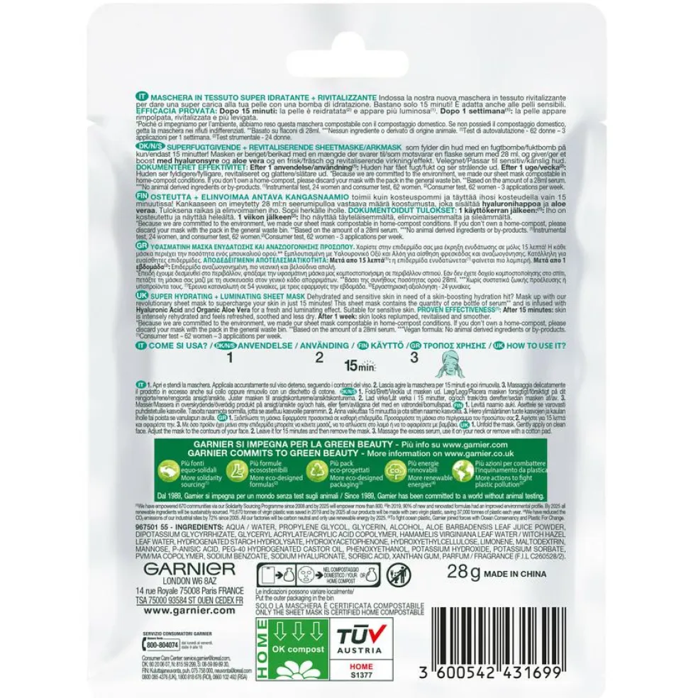 Moisture Bomb Aloe Sheet Mask