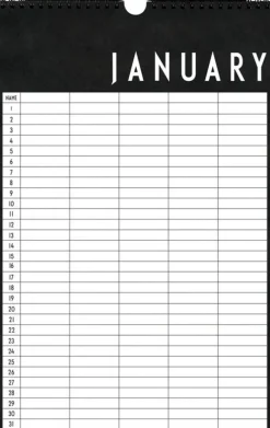 Monthly Planner Papir