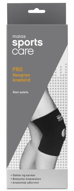 Neopren Knæbind Åben Patella
