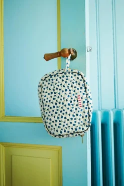 New Dawn Seersucker Makeup Clutch