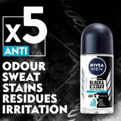 Nivea Men Black & White Invisible Fresh Roll On