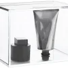 Nomess Clear box with lid, tall