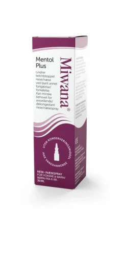 Næsespray Menthol Plus