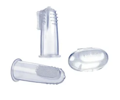 NT Finger-tand massagebørste i silikone m box