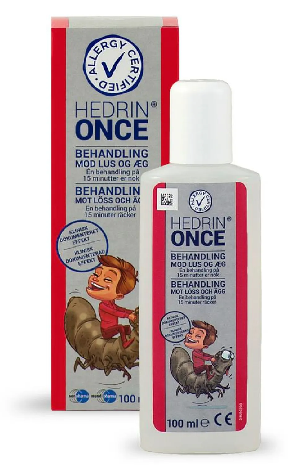 Once gel lusebehandling