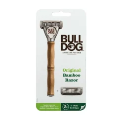 Original Bamboo Razor + 2 Barberblade