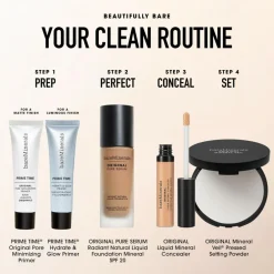 ORIGINAL Pure Serum Radiant Natural Liquid Foundation Mineral SPF 20