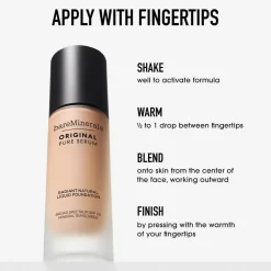 ORIGINAL Pure Serum Radiant Natural Liquid Foundation Mineral SPF 20