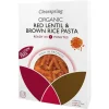 Pasta af røde linser & brune ris