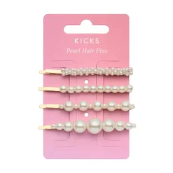 Pearl Hair Pins 4-pak