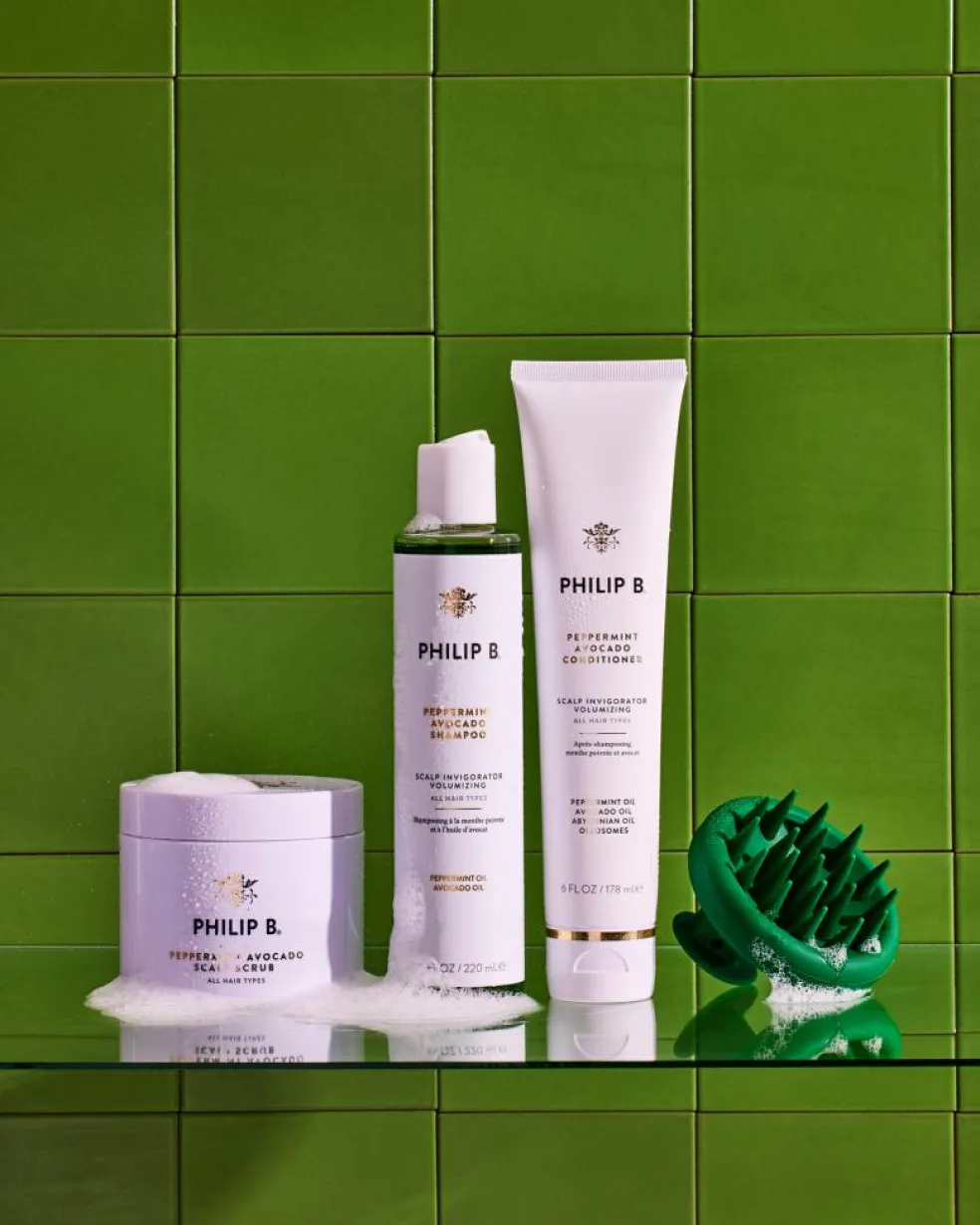 Peppermint Avocado Scalp Invigorating Kit Gaveæske