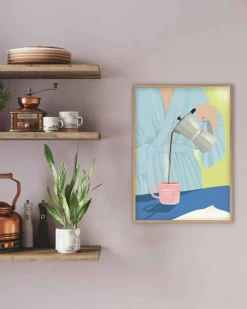 Plakat Coffee First People Later