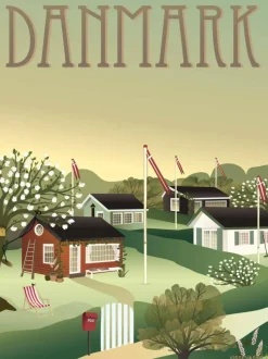 Plakat 'Danmark Kolonihaverne'