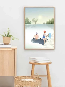 Plakat 'Winter Bath'