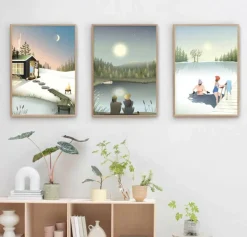 Plakat 'Winter Bath'