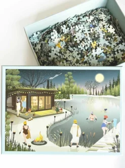 Puslespil 'Sauna By The Lake'