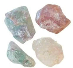 Regnbue Fluorit Krystal Rå