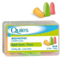 Ørepropper, skum i æske