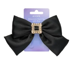 Rhinestone Hair Clip With Bow