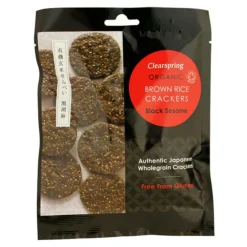 Rice Cracker Black Sesame Ø
