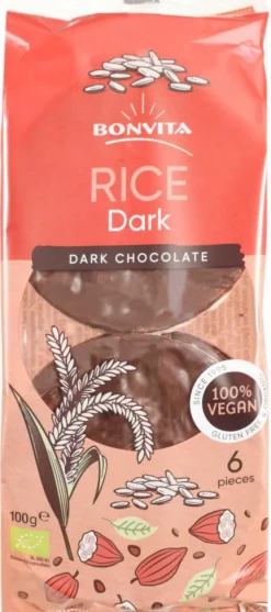 Risgaletter m. mørk chokolade Ø