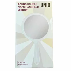 Rundt Dobbeltsidet Håndholdt Spejl