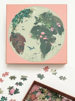 Rundt Puslespil 'I Love Mother Earth'