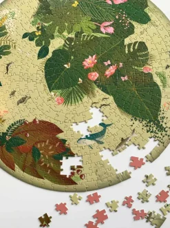 Rundt Puslespil 'I Love Mother Earth'