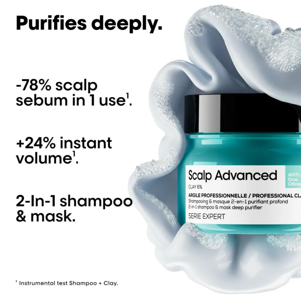 Scalp Advanced Anti-Oiliness 2-In-1 Deep Purifyer Clay