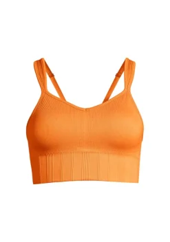 Seamless Rib Padded Sports Bra