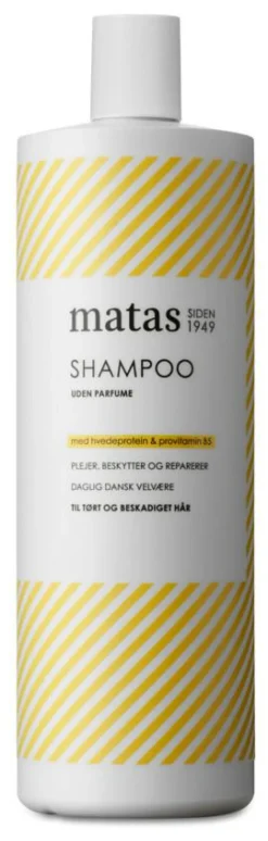 Shampoo til Tørt og Beskadiget Hår Uden Parfume