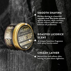 Shaving Soap Super Mousse Roasted Licorice