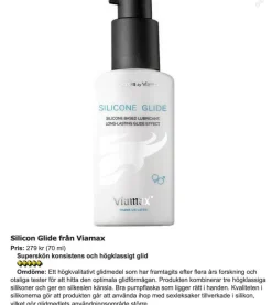 Silicone Glide glidecreme