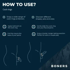 Silikone Penisring Sæt