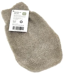 Skrubbehandske af økologisk hør og bomuld